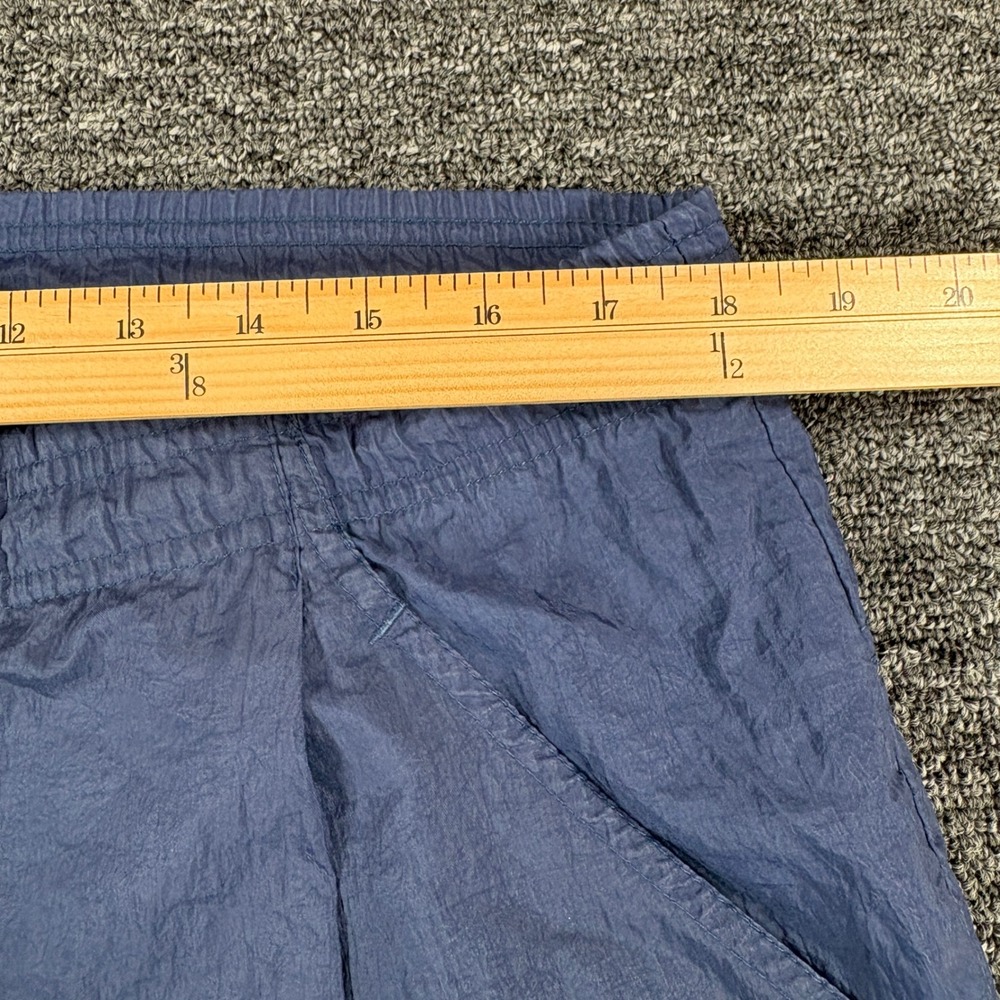 Nike Track Pants Mens Medium Blue Vintage Crinkle Nylon Windbreaker Zipper Cuffs - Picture 2 of 14